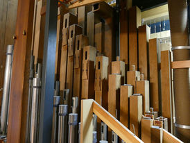 Sanierung der "Lötzerich" Orgel in St. Crescentius (Foto: Karl-Franz Thiede)